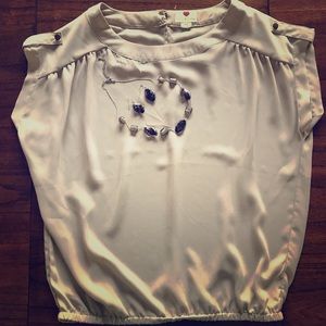 NEW Cap-sleeve Blouse